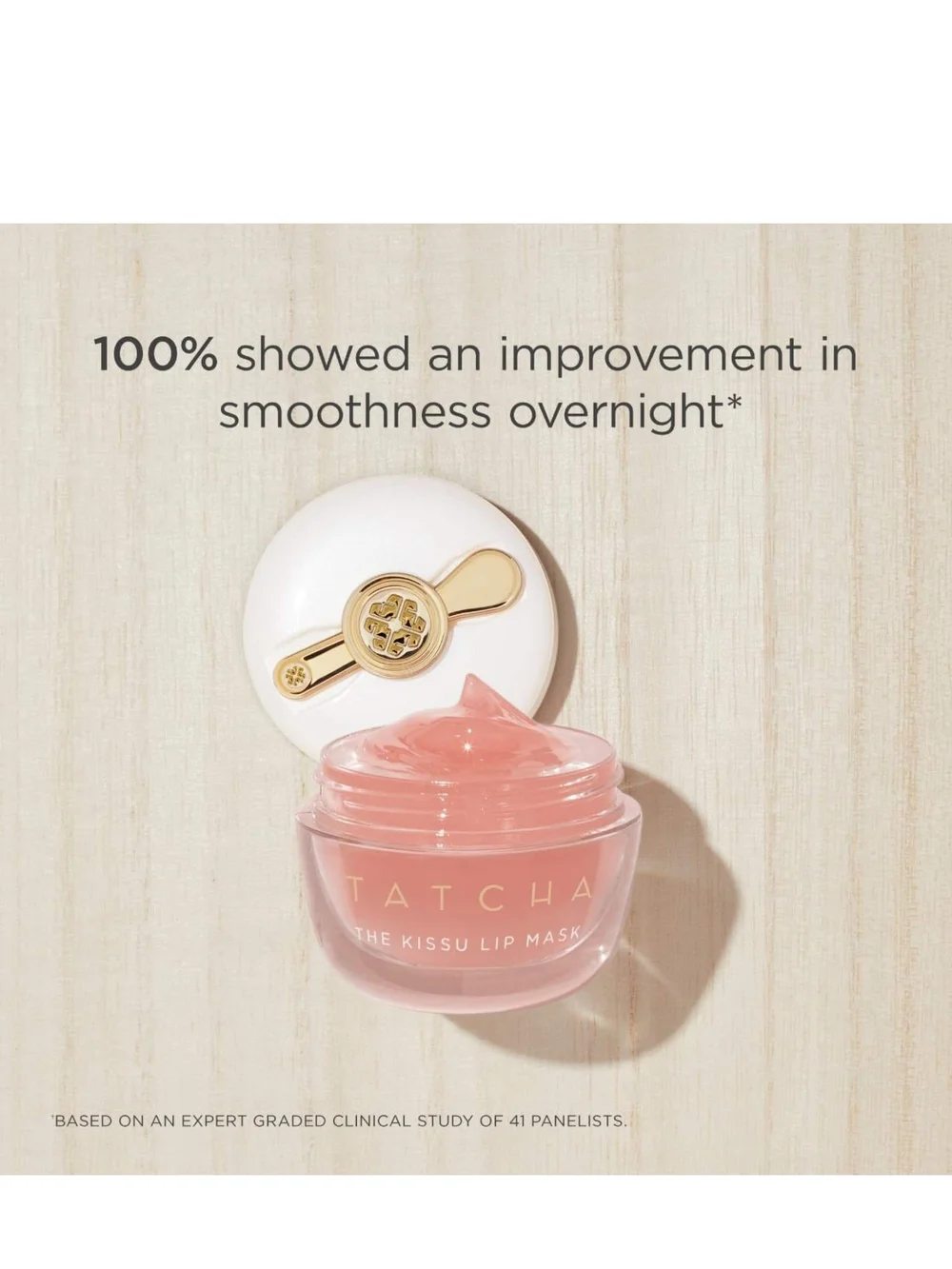 Tatcha The Kissu Lip Mask — Soft Pink Hydrating Balm